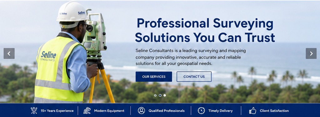 Seline Consultants professional land surveying fieldwork